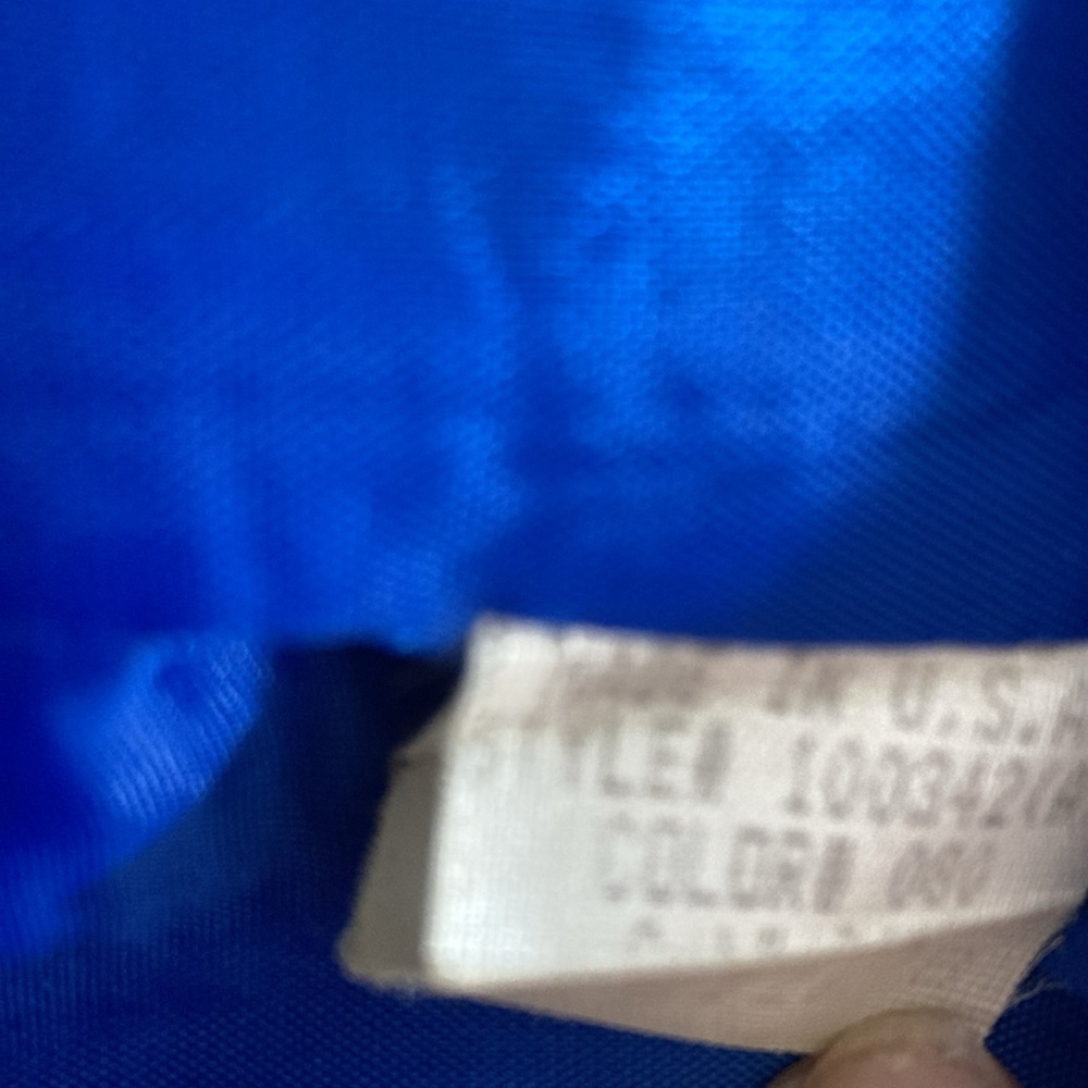 Hugo Buscati Milano Vintage Blazer Blue & Green Wool Gaberdine Made in U.S.A. - Picture 8 of 9